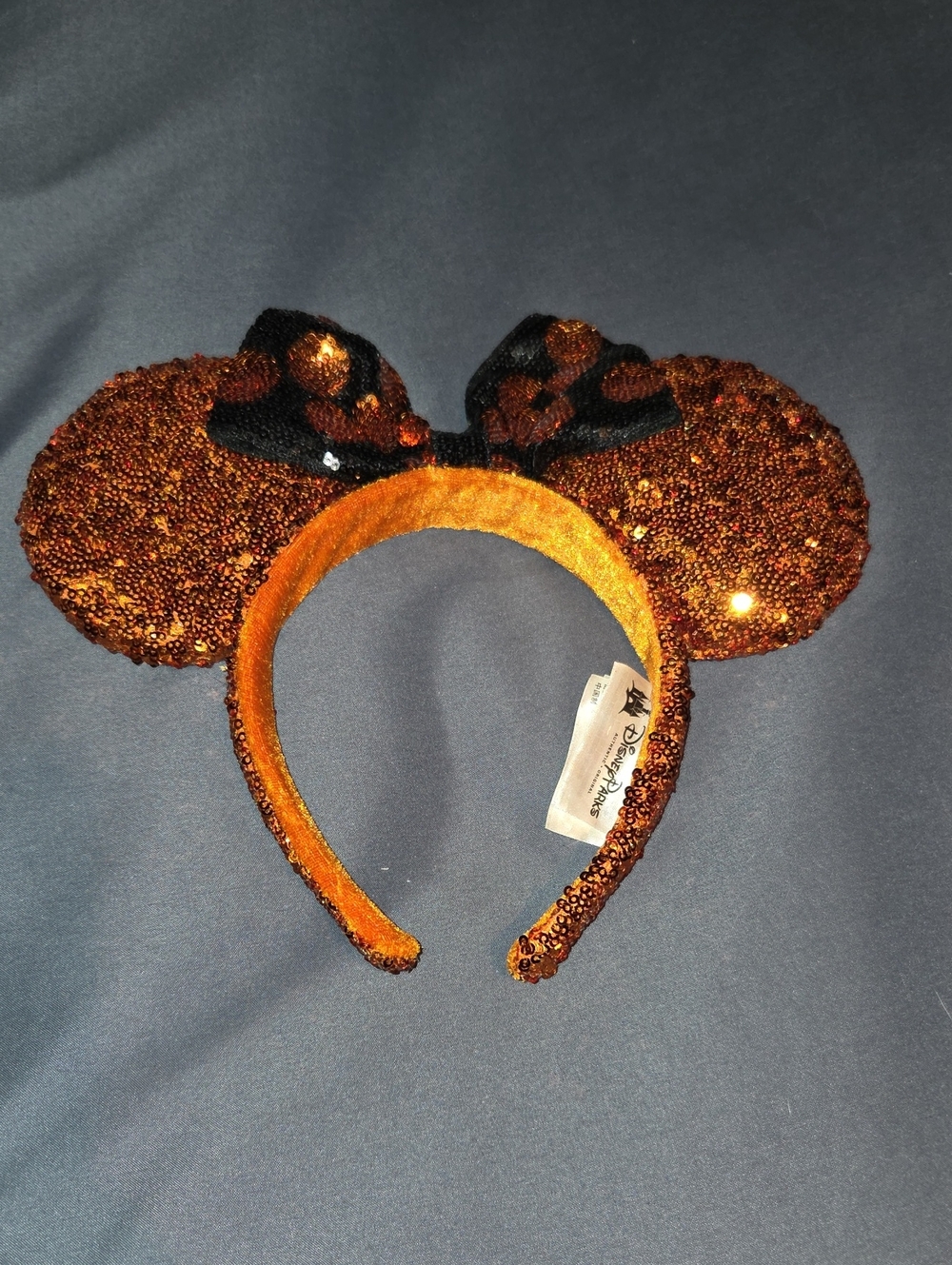 Authentic Disney Parks Halloween Minnie Mouse Ears